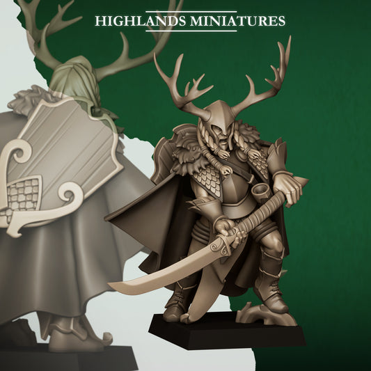 Feral Elf Highborn with Long Sword