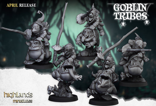 Swamp Goblins Frog Riders with sticks